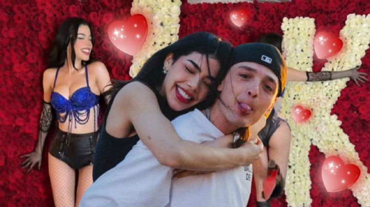 Kenia Os dedica emotiva canción a Peso Pluma durante concierto en Mazatlán: "A mi amor"