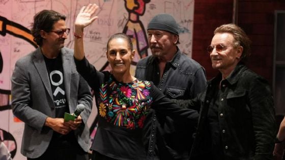 U2 y Claudia Sheinbaum en México: El encuentro en la Copa Mundial de Niños de la Calle 2026