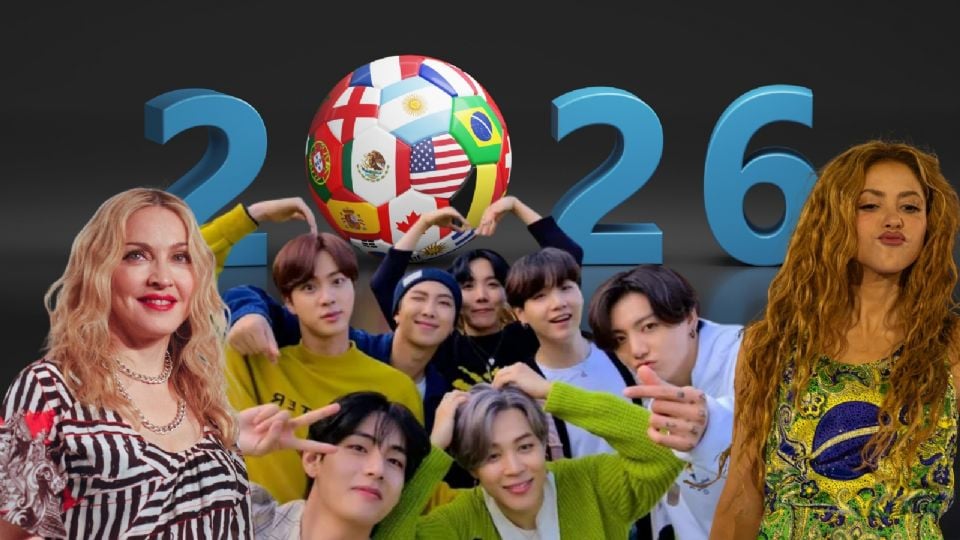 Revelan a BTS, Madonna y Shakira para actuar en el show de medio tiempo del Mundial 2026