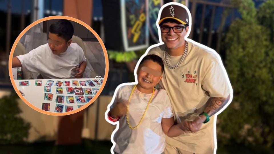 Hijo de Eduin Caz ofrece boletos de Grupo Firme a cambio de estampa.