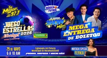 Mega Entrega de boletos con el SHOW DE LA MEJOR