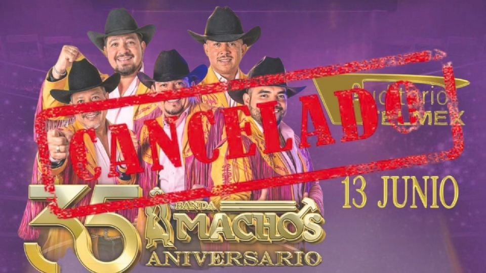 Banda Machos cancela concierto en el Auditorio Telmex 2026