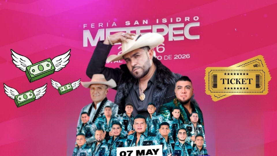 Artistas que se presentarán HOY 7 de mayo en la INAUGURACIÓN de la Feria Metepec 2026