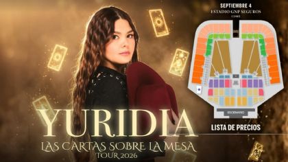 Yuridia anuncia segunda fecha en el Estadio GNP Seguros 2026: Fecha de venta y precio de los boletos