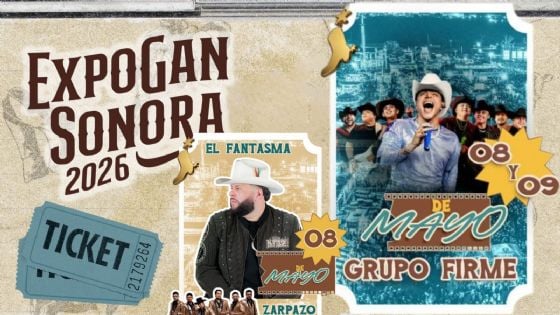 Expogan Sonora 2026: Cartelera de artistas que darán concierto HOY 8 de mayo; precio de los boletos