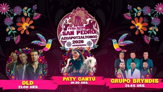 Feria San Pedro Azcapotzaltongo 2026: Cartelera completa de artistas que se presentarán GRATIS