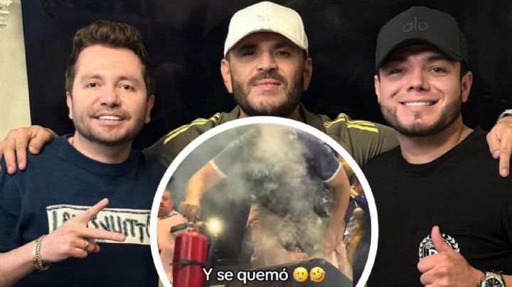 El Komander, Lenin Ramírez y Memo Garza sufren incidente en pleno concierto: “Se quemó” | VIDEO
