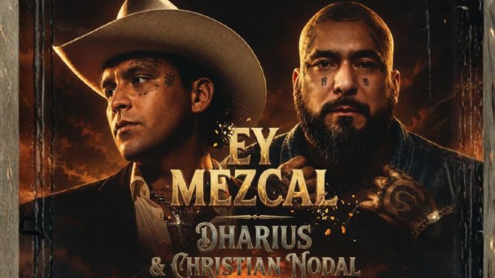 Christian Nodal y Dharius fusionan el regional mexicano con el rap en "Ey Mezcal"